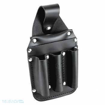 KLEIN TOOLS Black Tool Pouch Leather, 34E628
