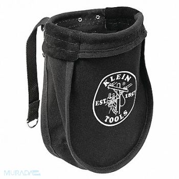 KLEIN TOOLS Black Tool Pouch Canvas, 34E638