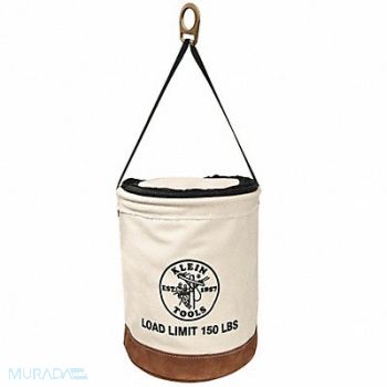 KLEIN TOOLS Bucket Bag Canvas Straight Wall OffWhite, 34E640