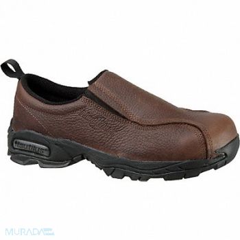 NAUTILUS SAFETY FOOTWEAR Loafer Shoe 6 Medium Brown Steel PR, 34EF61