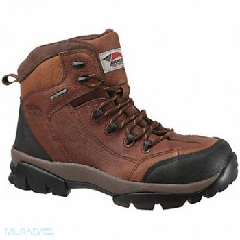 AVENGER SAFETY FOOTWEAR 6 Work Boot 9-1/2 Wide Brn Composite PR, 34EL89