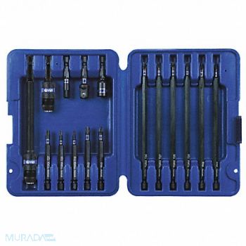 IRWIN Bit Set Carbon Steel For Power Tools, 55EV98