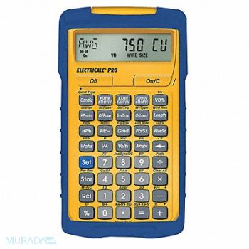 CALCULATED INDUSTRIES Electrical Calculator 8-1/4 x 6 In LCD, 34F811