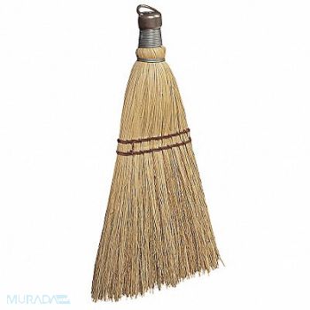 TOUGH GUY Whisk Broom 10 in Handle L 8 in Face, 34F931