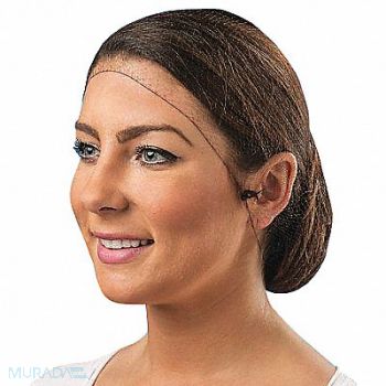 CELLUCAP Hairnet L 26-1/2in dia Nylon Brown PK144, 34FZ70