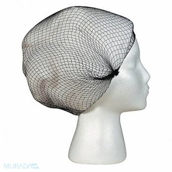 CELLUCAP Hairnet Black 24 in dia PK144, 34FZ74