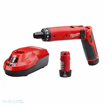 MILWAUKEE Screwdriver Kit Cordless 4V DC 1700 RPM, 34G855