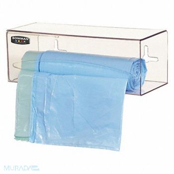 BOWMAN DISPENSERS Bag Dispenser Wall Mount 3-61/64, 34GD98