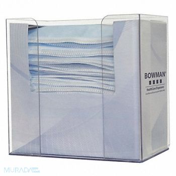 BOWMAN DISPENSERS Face Mask Dispenser 7-47/64 in H, 34GE44