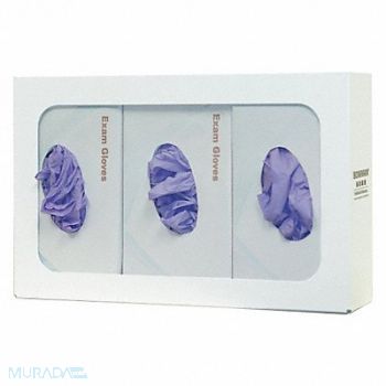 BOWMAN DISPENSERS Glove Box Dispenser 3 Boxes, 34GE51