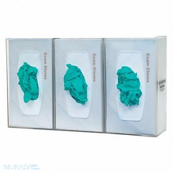 BOWMAN DISPENSERS Glove Box Dispenser 3 Boxes, 34GE81