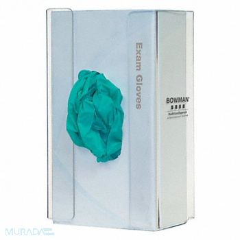 BOWMAN DISPENSERS Glove Box Dispenser 1 Box, 34GE84