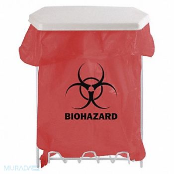 BOWMAN DISPENSERS Biohazard Bag Holder 12-3/4 x 9-1/2, 34GF35