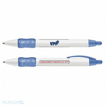 QUALITY RESOURCE GROUP Ballpoint Pen Black PK10, 34GN55