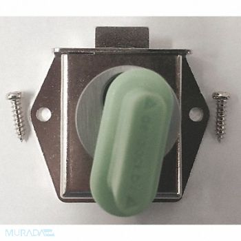 DELTA LOCK Interchang Core Deadlatch Silr Rectang, 34GU61