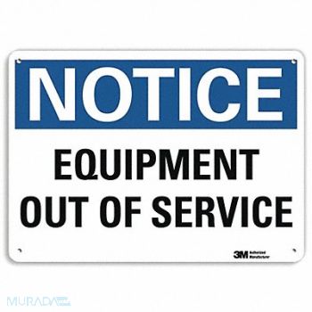 LYLE Notice Sign 10 inx14 in Aluminum, 34JM11