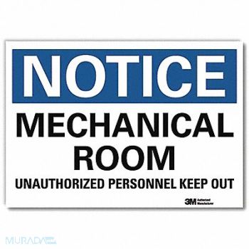LYLE Notice Sign 7inx10in Reflective Sheeting, 34JR30