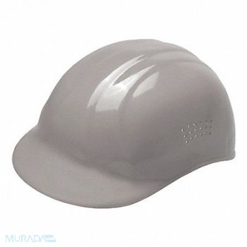 ERB SAFETY J5343 Bump Cap Baseball Pinlock Gray, 34KW58