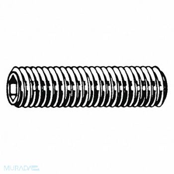 GRAINGER APPROVED ScktStScrw 1/2DogPt #8-32 5/16 L PK100, 25J726