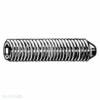 GRAINGER APPROVED ScktStScrw ConePt #10-24 5/16 L PK100, 25J794