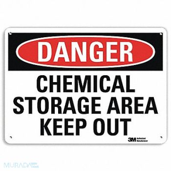 LYLE Danger Sign 7 in x 10 in Aluminum, 34ML09