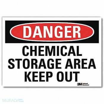 LYLE Danger Sign 7 in x 10 in Rflct Sheeting, 34ML11