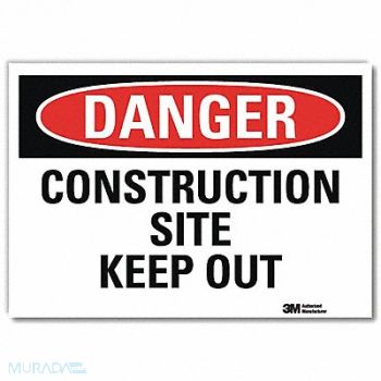 LYLE Danger Sign 7 in x 10 in Rflct Sheeting, 34MM87