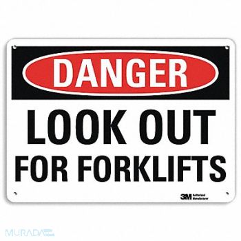 LYLE Danger Sign 7 in x 10 in Aluminum, 34NC32