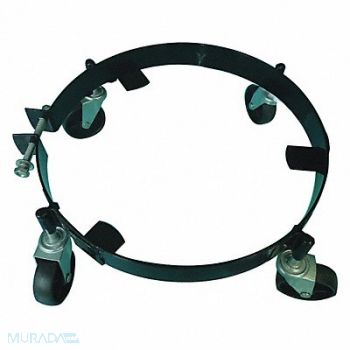 WESTWARD Band Dolly 120 lb Steel Black, 34NK67