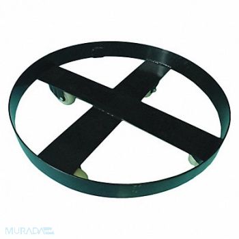 WESTWARD Drum Dolly 400 lb Steel Black, 34NK68