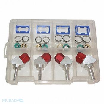 AIRSEPT A/C Line 45 Deg Repair Kit SAE 28 pcs., 34NK83