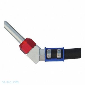 AIRSEPT Connector 45deg For 1/2inTube to #8 Hose, 34NK96