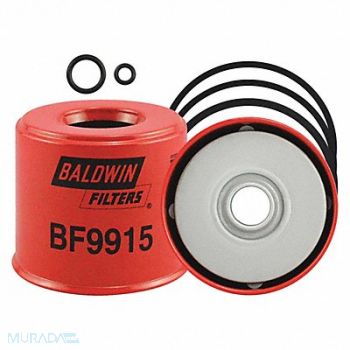 BALDWIN FILTERS Fuel Filter Spin-On 3-39/64 in.L, 34NN48