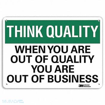 LYLE Safety Sign 7 in x 10 in Aluminum, 34RN33