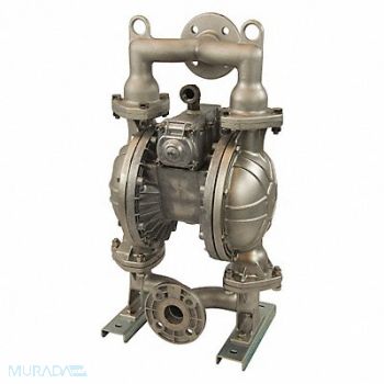 DAYTON Dbl Diaphragm Pump FNPT TPV 3/4in 160gpm, 34TJ46