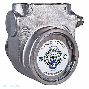 FLUID-O-TECH Rotary Vane Pump Stainless Steel 1 gpm, 34TL20