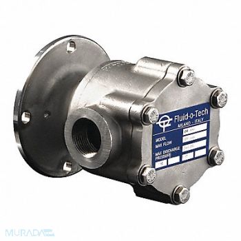 FLUID-O-TECH Rotary Vane Pump Stainless Steel 12.1GPM, 34TL22