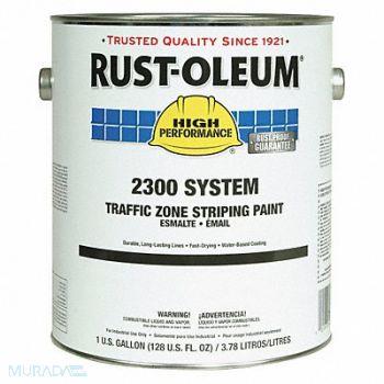 RUST-OLEUM J0449 TrafficStriping Paint 1gal TrafficBlack, 34UL63