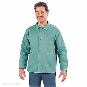 STEEL GRIP FlameResistantJacket Grn 52 to 54 2XL, 34VJ28