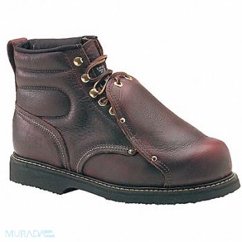 CAROLINA SHOE 6 Work Boot 12-1/2 2E Brown Steel PR, 321H64