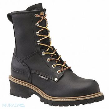 CAROLINA SHOE Logger Boot 9 EE Black Steel PR, 34VL04
