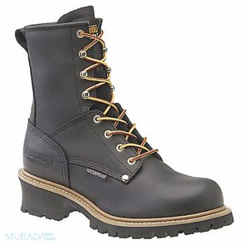 CAROLINA SHOE Logger Boot 14 EE Black Steel PR, 34WD73