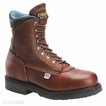 CAROLINA SHOE 8 Work Boot 9 2E Brown Steel PR, 34WF39