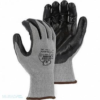 MAJESTIC GLOVE Cut-Less Watchdog Glove Grey 2XL PR, 385KA0