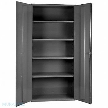 DURHAM MFG Storage Cabinet 72 x36 x24 Gray 4Shlv, 3NYL6