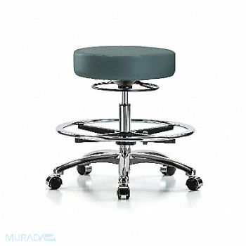 BLUE RIDGE ERGONOMICS Backless Pneumatic Stool 17 W, 356A57