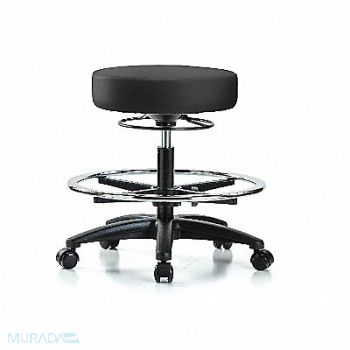 BLUE RIDGE ERGONOMICS Backless Pneumatic Stool 17 W, 356G27