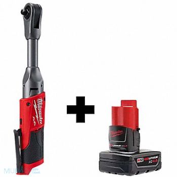 MILWAUKEE Ratchet Cordless 12V DC 55 ft-lb Torque, 356XL2