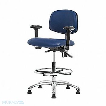 BLUE RIDGE ERGONOMICS Vinyl ESD Med Tilt AA FR Stat Blue, 358F91