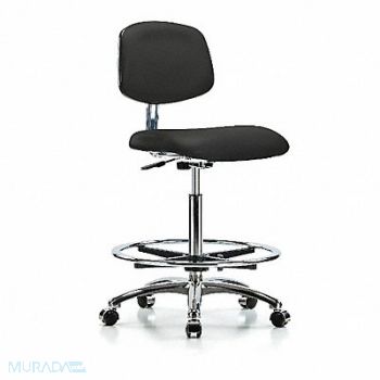 BLUE RIDGE ERGONOMICS CR Vinyl Chr High FR Cast Blk, 358K20